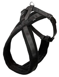 Karlie Art Sportiv Cross Hundegeschirr aus Nylon Schwarz Größe L – Bild 1 von 6