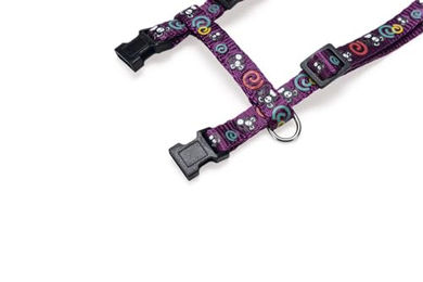 Produktbild von Karlie Art Sportiv Hundegeschirr und Leine Set Maus Lila Größe L 120 cm aus Nylon