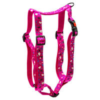 Produktbild von Karlie Art Sportiv Plus Geschirr Mix and Match verstellbares Hundegeschirr aus Nylon mit Motiv in Pink und Rosa