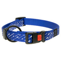 Produktbild von Karlie Art Sportiv Plus Halsband Mix and Match Arrow verstellbar Nylon Blau Größe L 30-45 cm