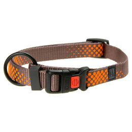 Karlie Art Sportiv Plus Halsband Mix and Match Dots aus Nylon Grau Grösse L 30-45 cm - 1 Stk. – Bild 1 von 5