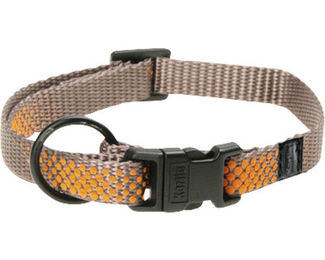 Karlie Art Sportiv Plus Halsband Mix and Match Dots aus Nylon in Grau Grösse L 20 - 35 cm - 1 Stk. – Bild 1 von 3