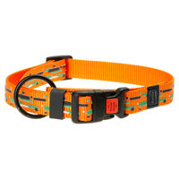 Produktbild von Karlie Art Sportiv Plus Halsband Mix and Match Stripe verstellbar Nylon Größe L 40-55 cm Orange Bunt - 1 Stk.