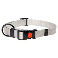 Produktbild von Karlie Art Sportiv Plus Halsband verstellbar aus Nylon hellgrau Größe L 40-55 cm