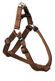 Produktbild von Karlie Art Sportiv Plus Hundegeschirr aus Kunstleder Braun 25 mm 40-70 cm
