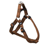 Produktbild von Karlie Art Sportiv Plus Hundegeschirr aus Kunstleder Braun 25 mm 40-70 cm