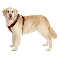 Produktbild von Karlie Art Sportiv Plus Hundegeschirr Cross Schwarz Rot 25mm 58-70cm