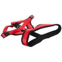 Produktbild von Karlie Art Sportiv Plus Hundegeschirr Cross Schwarz Rot aus Polyester 25mm 74-100cm