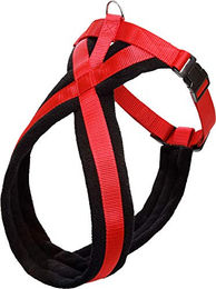 Karlie Art Sportiv Plus Hundegeschirr Cross Schwarz Rot aus Polyester 42-50cm – Bild 1 von 2