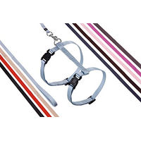 Produktbild von Karlie Art Sportiv Plus Hundegeschirr mit Leine aus Polyester in Hellpink Größe L 110 cm