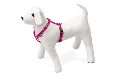 Karlie Art Sportiv Plus Hundegeschirr Mix and Match aus Nylon in Rosa mit Chip-Tasche – Bild 1 von 4