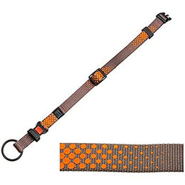 Karlie Art Sportiv Plus Hundehalsband Mix and Match Dots Orange verstellbar Nylon Größe L 45-65 cm - 1 Stk. – Bild 1 von 3