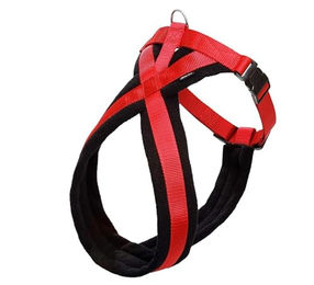 Karlie Art Sportiv Plus Sportgeschirr Cross Schwarz Rot 25mm 48-55cm – Bild 1 von 2