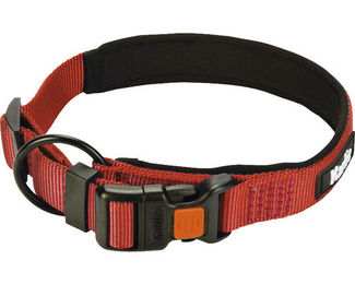 Karlie Art Sportiv Premium Halsband für Hunde aus Nylon rot Grösse L 45 - 50 cm wasserfest – Bild 1 von 2