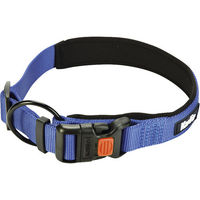 Produktbild von Karlie Art Sportiv Premium Halsband für Hunde aus Nylon wasserfest Blau Grösse XXL 30 mm 55 - 60 cm
