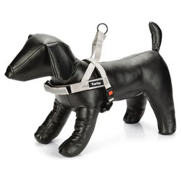 Karlie Art Sportiv Premium Hundegeschirr aus Nylon in Grau Größe L 62-74x2,5 cm – Bild 1 von 5