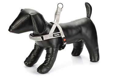 Karlie Art Sportiv Premium Hundegeschirr aus Nylon in Grau wasserabweisend 82-105x3 cm – Bild 1 von 3
