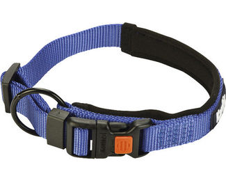 Produktbild von Karlie Art Sportiv Premium Hundehalsband aus Nylon Blau Größe S 20 mm 35 - 40 cm - 1 Stk.