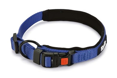 Karlie Art Sportiv Premium Hundehalsband aus Nylon in Blau Grösse M wasserfest – Bild 1 von 3