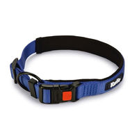 Produktbild von Karlie Art Sportiv Premium Hundehalsband aus Nylon in Blau wasserabweisend Größe L 50-55 cm