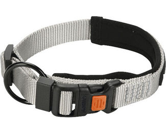 Karlie Art Sportiv Premium Hundehalsband aus Nylon in Grau Größe L wasserabweisend – Bild 1 von 2