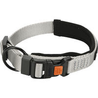 Produktbild von Karlie Art Sportiv Premium Hundehalsband aus Nylon in Grau Größe L wasserabweisend