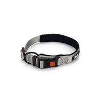 Produktbild von Karlie Art Sportiv Premium Hundehalsband aus Nylon in Grau wasserabweisend Größe L 50-55 cm