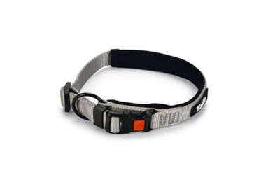 Karlie Art Sportiv Premium Hundehalsband aus Nylon in Grau wasserabweisend Größe M – Bild 1 von 3