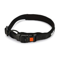 Produktbild von Karlie Art Sportiv Premium Hundehalsband aus Nylon in Schwarz Grösse L 45-50 cm waterproof