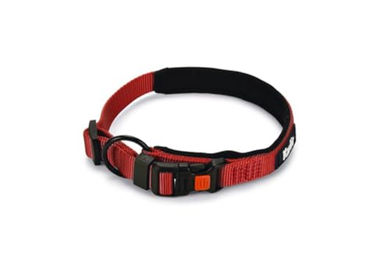 Karlie Art Sportiv Premium Hundehalsband aus Nylon wasserdicht rot Größe M 40-45 cm – Bild 1 von 4