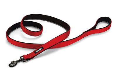 Karlie Art Sportiv Premium Hundeleine aus Nylon in Rot, 180 x 2,5 cm, wasserabweisend – Bild 1 von 5