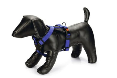 Produktbild von Karlie Art Sportiv Premium Y-Geschirr für Hunde aus Nylon in Blau 81-100x3 cm