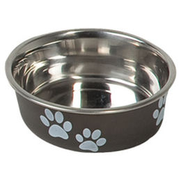 Karlie Ascar Futternapf für Hunde aus Edelstahl in Schwarz 300 ml - 300 ml – Bild 1 von 6