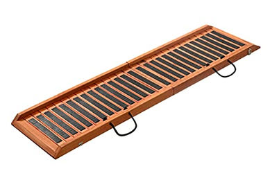 Karlie Autohunderampe Car Gangway L aus Holz in Braun mit Maßen 120 x 40 x 6 cm belastbar bis 50 kg – Bild 1 von 4