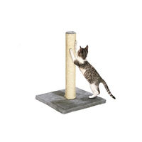 Produktbild von Karlie Bella Kratzbaum für Katzen aus Sisal und Plüsch Grau 29x29x39 cm