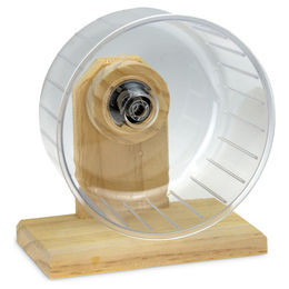 Produktbild von Karlie Bogie Wheel Laufrad für Hamster und Rennmäuse aus Kunststoff Transparent 15 cm - 15 cm