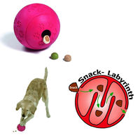 Produktbild von Karlie Boomer Futterball Hundespielzeug aus Gummi XL Rosa für Welpen