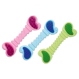Produktbild von Karlie Boomer Puppy Dento Bone Kauspielzeug für Welpen zur Zahnpflege aus Gummi 13 cm