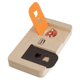 Karlie Brain Train Riddle Intelligenzspielzeug aus Holz für Hunde aller Größen 22x12 cm – Bild 1 von 2