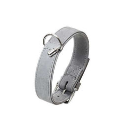 Karlie Buffalo Denim Halsband aus Leder Grau 17 mm 35 cm – Bild 1 von 2