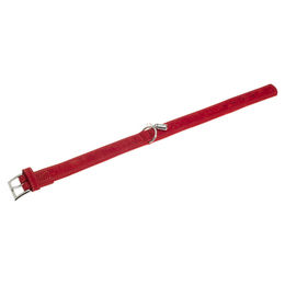 Produktbild von Karlie Buffalo Denim Halsband aus Leder rot Größe L