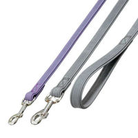 Produktbild von Karlie BUFFALO DENIM Hundeleine aus Leder in Lavendel 100cm