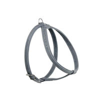 Produktbild von Karlie Buffalo Denim Strass Hundegeschirr mit Stahlring Grau Silber 30-37 cm