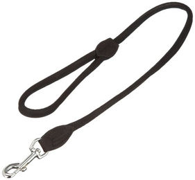 Karlie Buffalo Führleine aus Kunstleder Schwarz 100 cm 10 mm - 100 cm – Bild 1 von 2