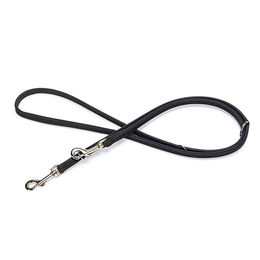 Karlie Buffalo Führleine aus Leder in Schwarz 200cm 14mm wasserabweisend – Bild 1 von 1