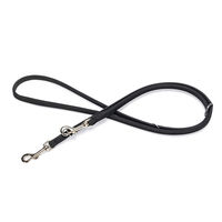 Produktbild von Karlie Buffalo Führleine aus Leder in Schwarz 200cm 14mm wasserabweisend