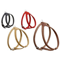 Produktbild von Karlie Buffalo Hundegeschirr aus Leder in Schwarz 25-32cm wasserabweisend