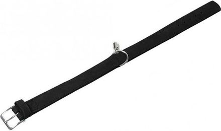 Karlie Buffalo Hundehalsband aus Kalbsleder Schwarz 45 cm – Bild 1 von 1