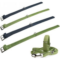 Produktbild von Karlie Buffalo Hundehalsband aus Leder in Grün 45cm 22mm wasserabweisend