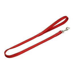 Karlie Buffalo Hundeleine aus Leder in Rot 100cm – Bild 1 von 1